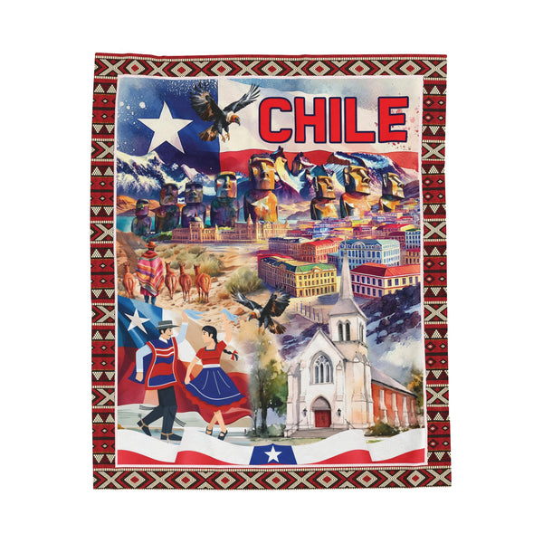 Chilean Velveteen Plush Blanket Soft Cozy Throw Home Decor Gift Idea