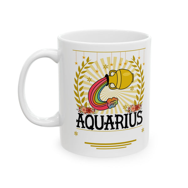 Aquarius Zodiac Ceramic Mug