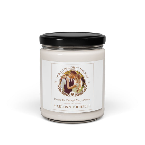 Romantic Soy Candle - Cinnamon Vanilla, Eco-Friendly Gift