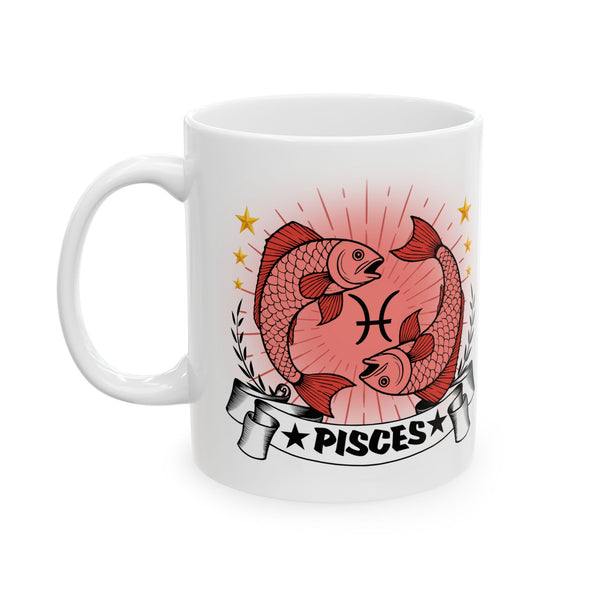Pisces Zodiac Ceramic Mug