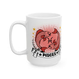 Pisces Zodiac Ceramic Mug