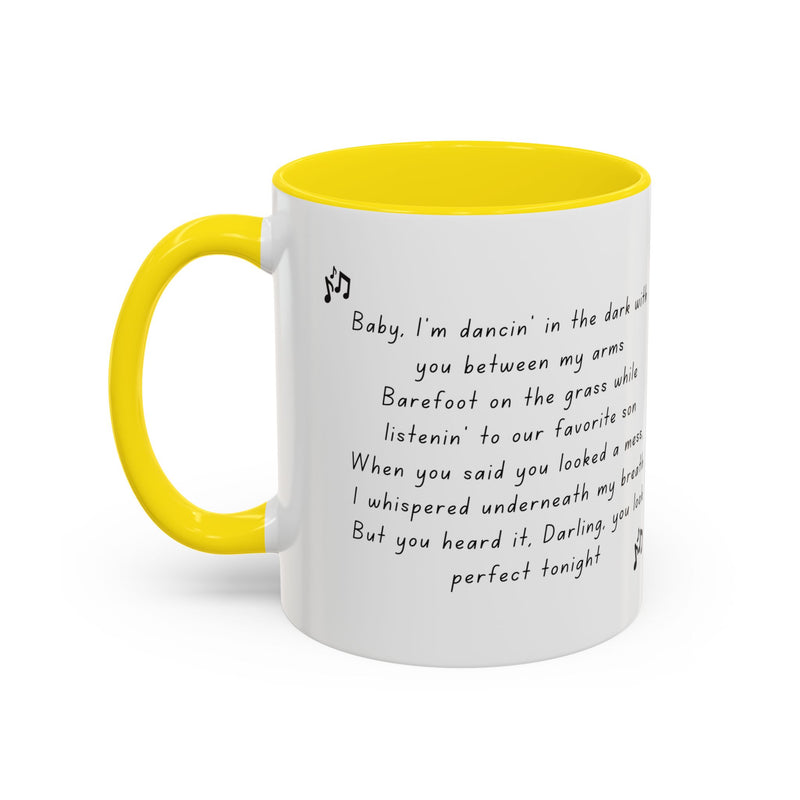Love Song Mug for Her or Him, Romantic Gift