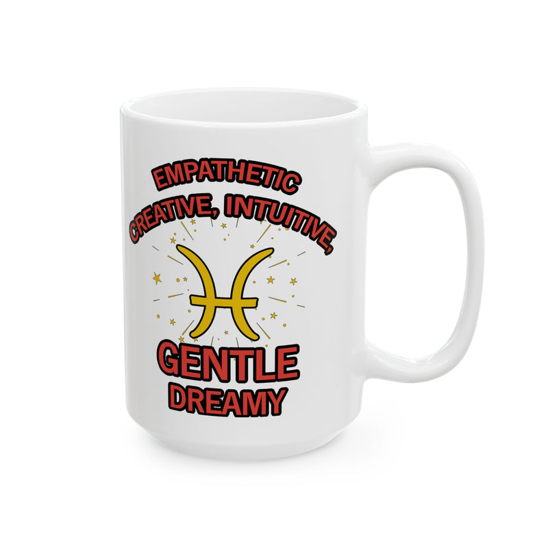Pisces Zodiac Ceramic Mug