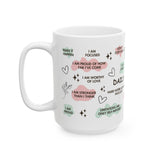Daily Positive Reminder Mug Motivational Quote Ceramic Cup