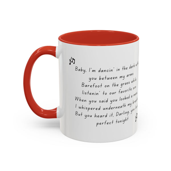 Love Song Mug for Her or Him, Romantic Gift