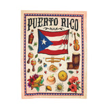 Puerto Rico Velveteen Plush Blanket Soft Cozy Throw Home Decor Gift Idea