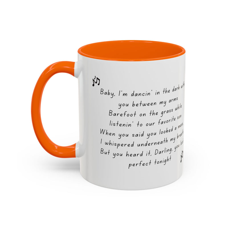 Love Song Mug for Her or Him, Romantic Gift