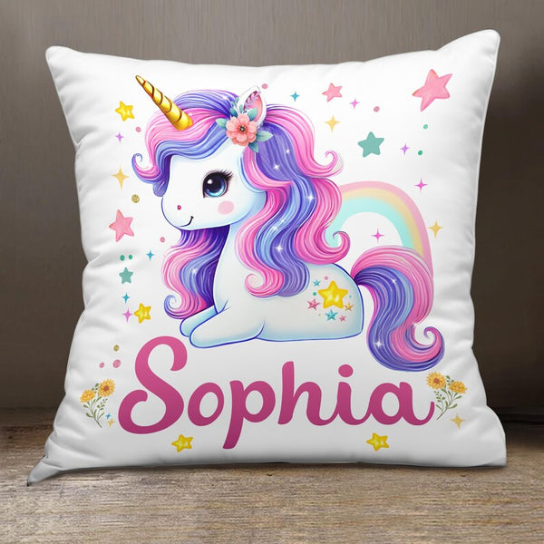 Custom Baby Name Pillow Personalized Nursery Decor Bedding