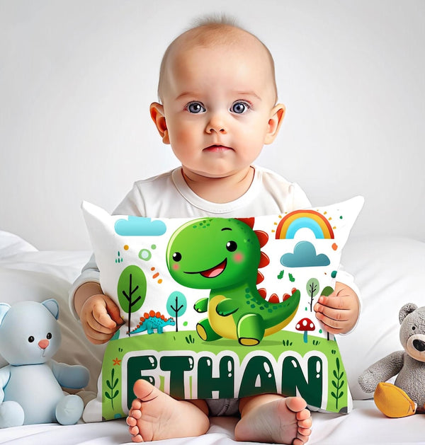 Custom Baby Name Pillow Personalized Nursery Decor Bedding